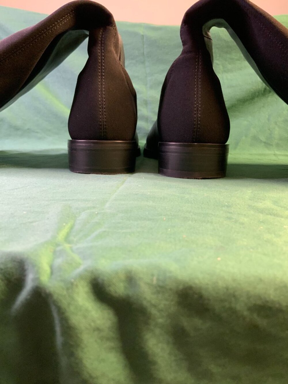 Stuart Weitzman Black Leather Knee High Boots Size 7 - Picture 8 of 12
